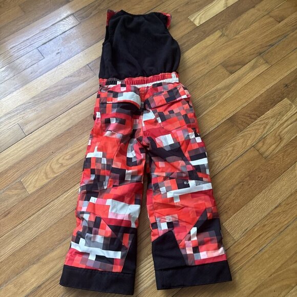 Spyder Kids Mini Expedition Bib Pants Snow Pants Toddler Boys Size 5 - Picture 4 of 6